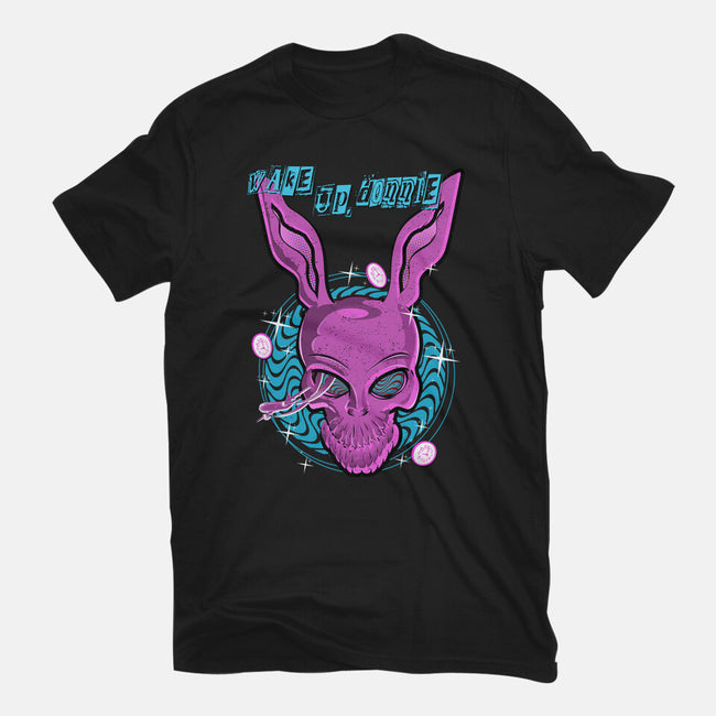Wake Up Donnie-Womens-Fitted-Tee-palmstreet