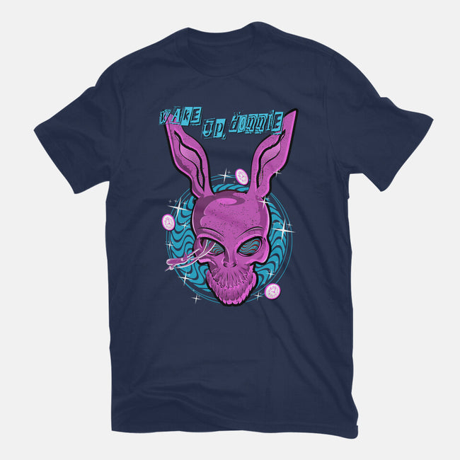 Wake Up Donnie-Womens-Fitted-Tee-palmstreet