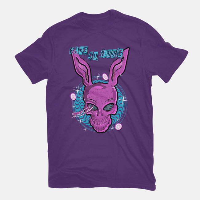Wake Up Donnie-Womens-Fitted-Tee-palmstreet