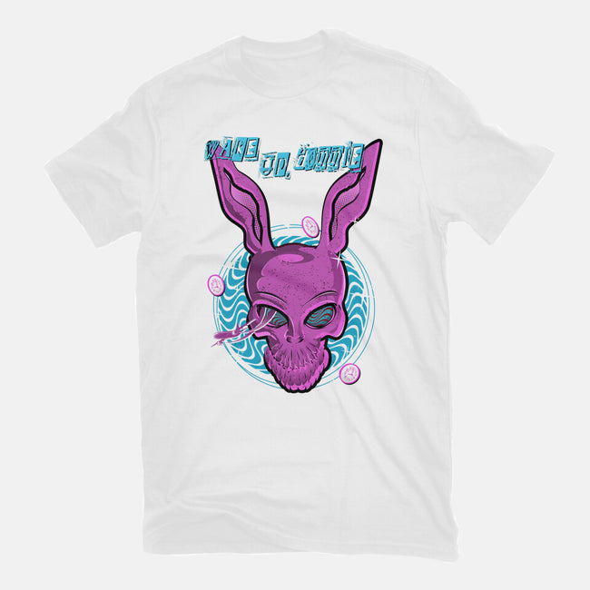 Wake Up Donnie-Womens-Fitted-Tee-palmstreet