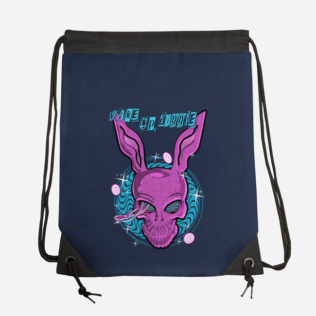 Wake Up Donnie-None-Drawstring-Bag-palmstreet
