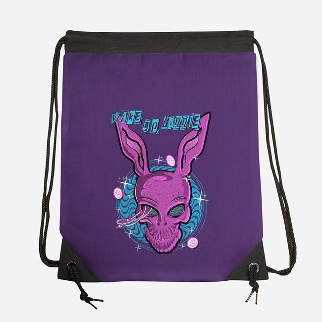Wake Up Donnie-None-Drawstring-Bag-palmstreet