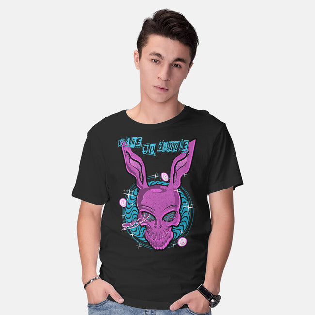 Wake Up Donnie-Mens-Basic-Tee-palmstreet