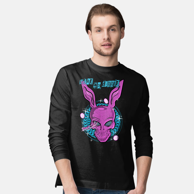 Wake Up Donnie-Mens-Long Sleeved-Tee-palmstreet