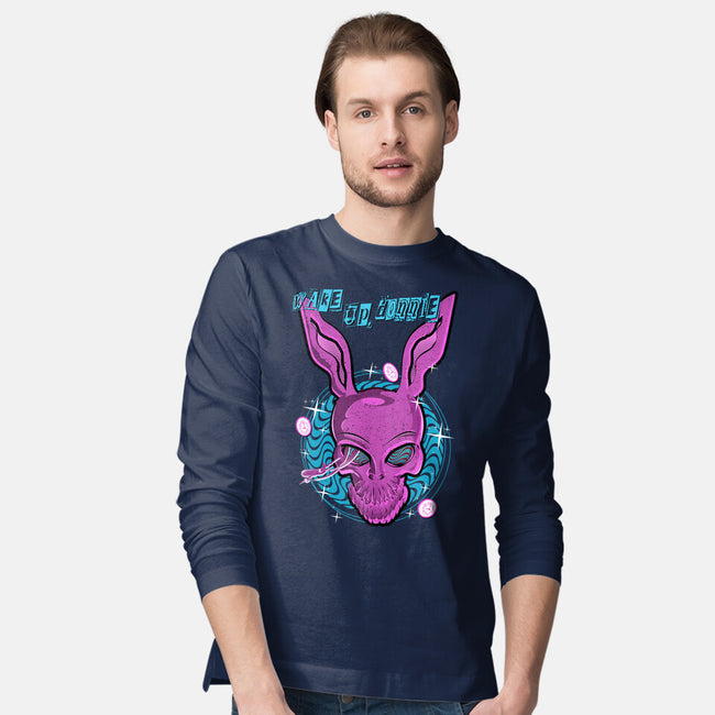 Wake Up Donnie-Mens-Long Sleeved-Tee-palmstreet