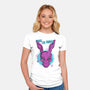 Wake Up Donnie-Womens-Fitted-Tee-palmstreet