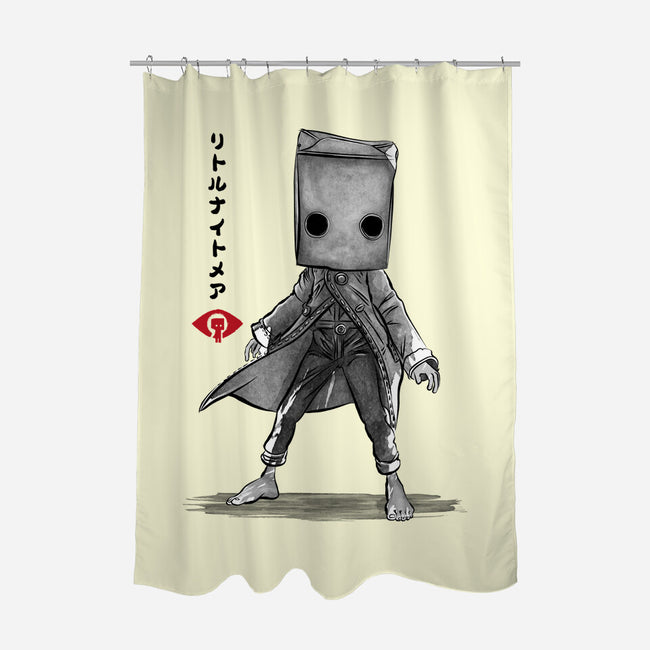 Mono Sumi-e-None-Polyester-Shower Curtain-DrMonekers