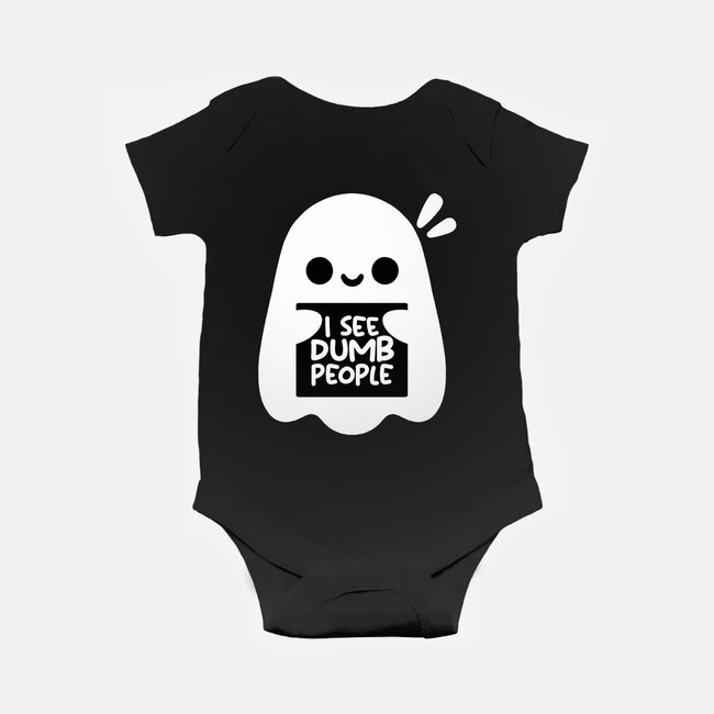 I See Dumb People-Baby-Basic-Onesie-NemiMakeit
