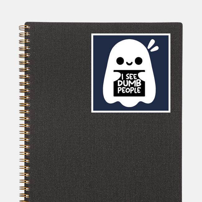 I See Dumb People-None-Glossy-Sticker-NemiMakeit