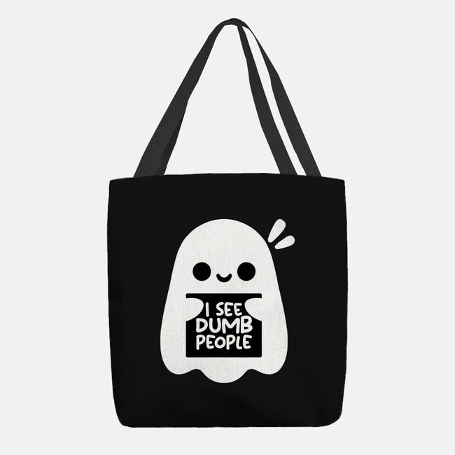 I See Dumb People-None-Basic Tote-Bag-NemiMakeit