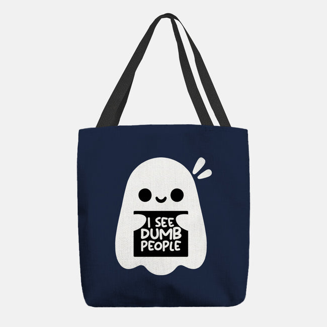 I See Dumb People-None-Basic Tote-Bag-NemiMakeit