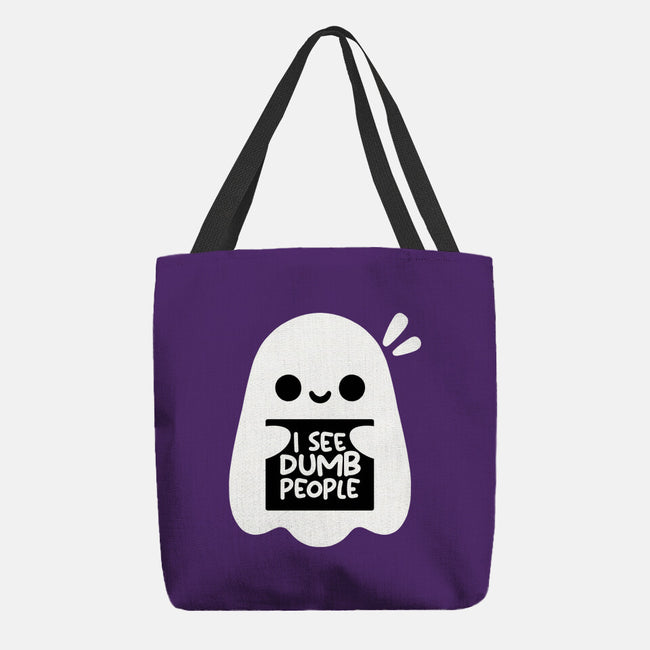I See Dumb People-None-Basic Tote-Bag-NemiMakeit