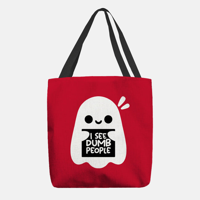 I See Dumb People-None-Basic Tote-Bag-NemiMakeit