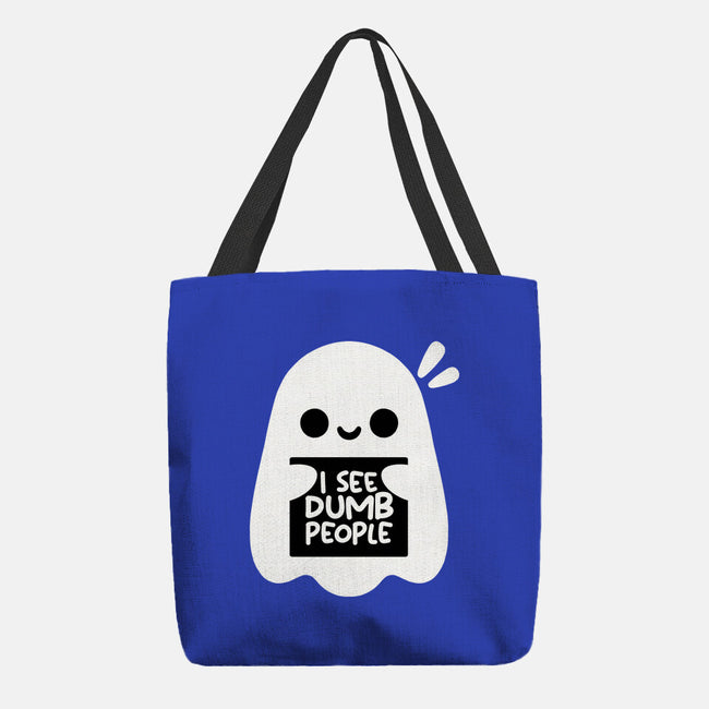 I See Dumb People-None-Basic Tote-Bag-NemiMakeit