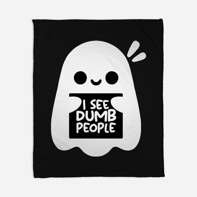 I See Dumb People-None-Fleece-Blanket-NemiMakeit