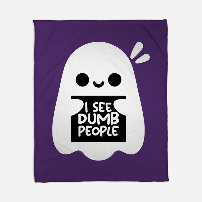 I See Dumb People-None-Fleece-Blanket-NemiMakeit