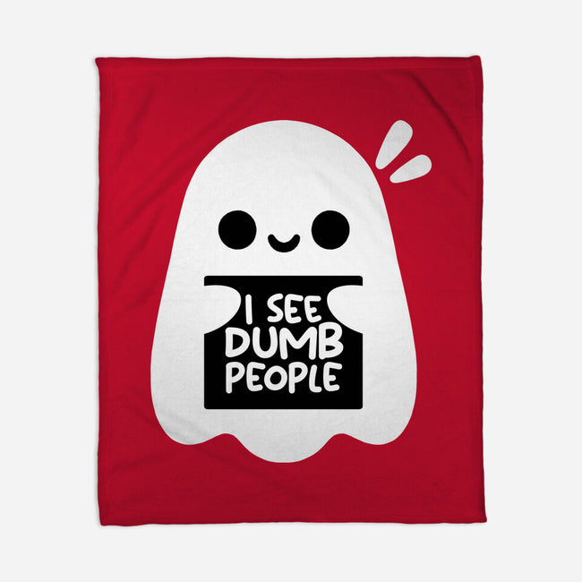 I See Dumb People-None-Fleece-Blanket-NemiMakeit