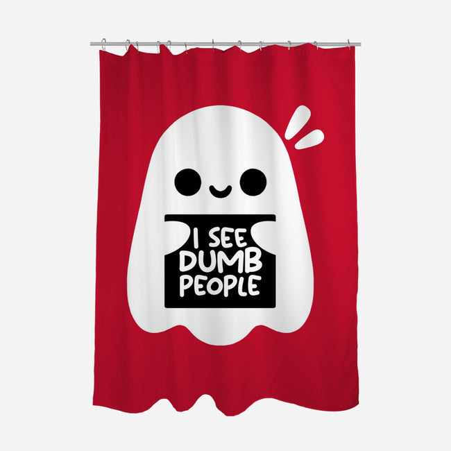 I See Dumb People-None-Polyester-Shower Curtain-NemiMakeit