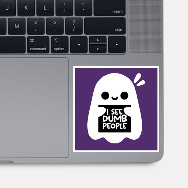 I See Dumb People-None-Glossy-Sticker-NemiMakeit