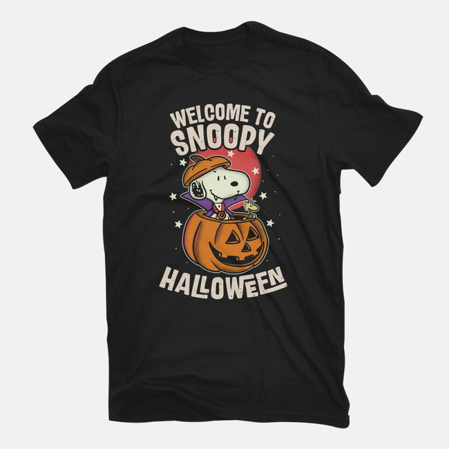 Snoopyween-Womens-Fitted-Tee-turborat14