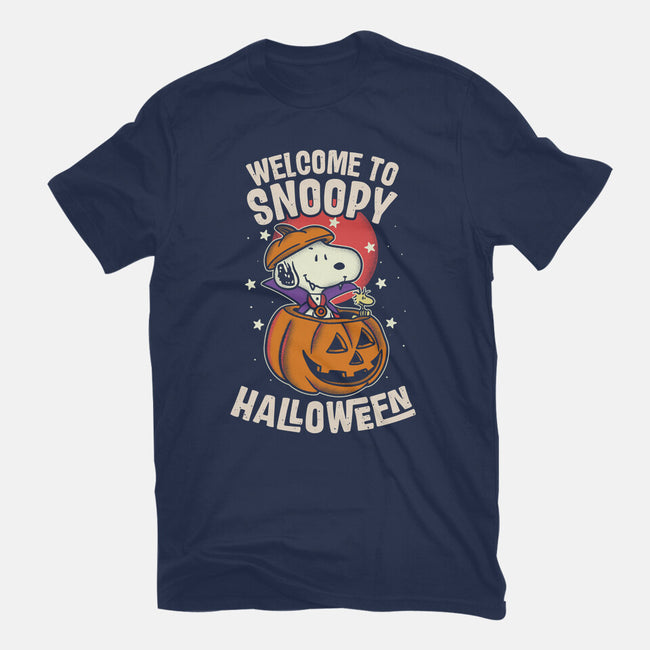 Snoopyween-Womens-Fitted-Tee-turborat14