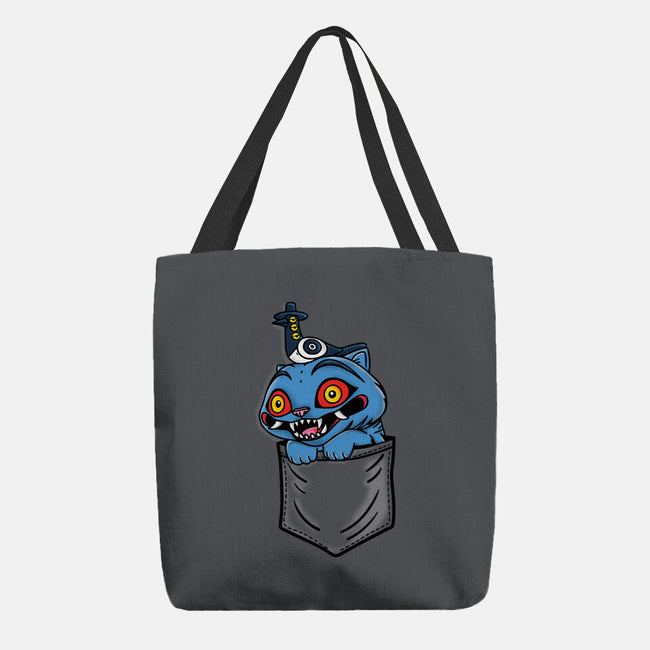 Pocket Cat-None-Basic Tote-Bag-turborat14