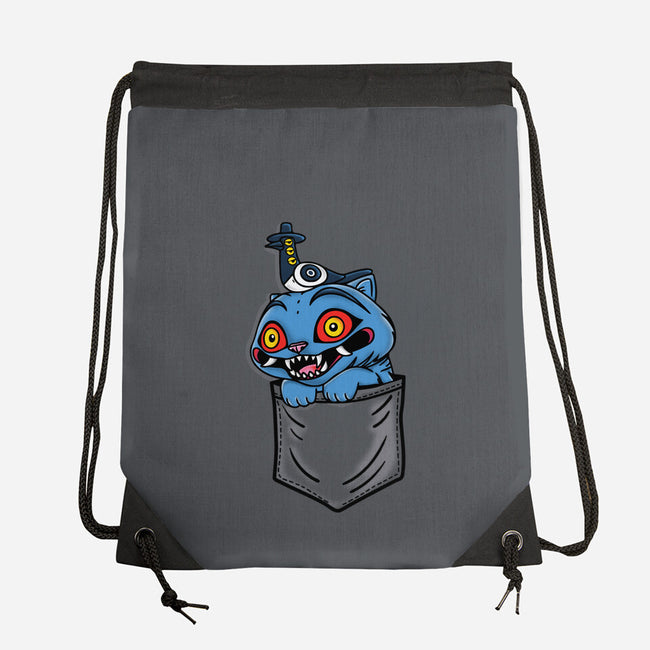 Pocket Cat-None-Drawstring-Bag-turborat14