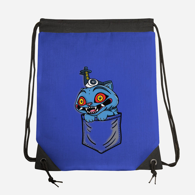 Pocket Cat-None-Drawstring-Bag-turborat14