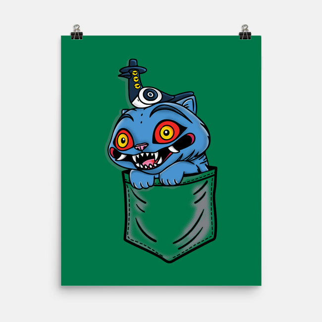 Pocket Cat-None-Matte-Poster-turborat14
