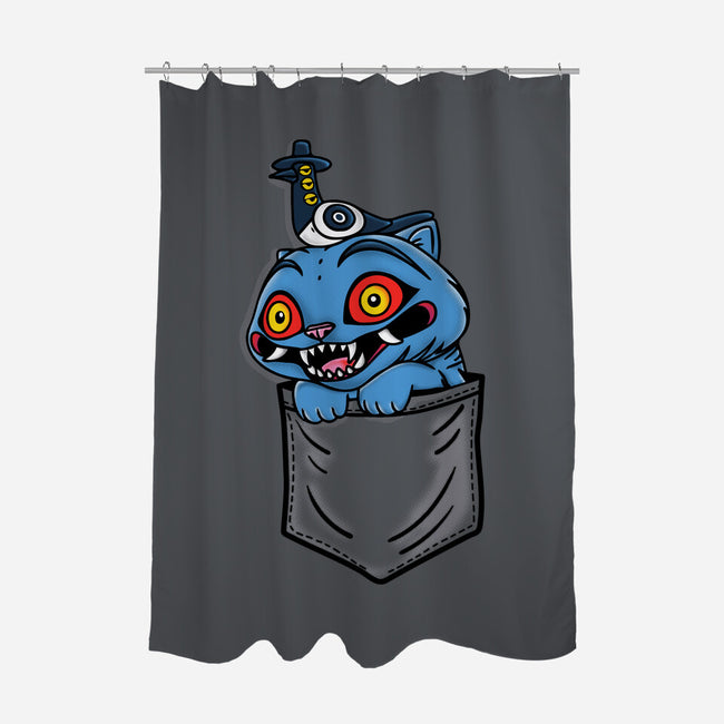 Pocket Cat-None-Polyester-Shower Curtain-turborat14