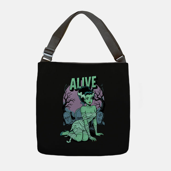 Horror Pinup-None-Adjustable Tote-Bag-P1yu5h