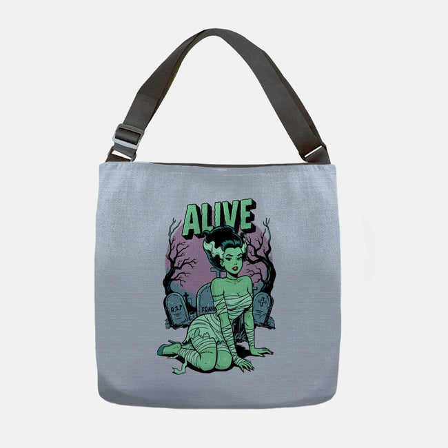 Horror Pinup-None-Adjustable Tote-Bag-P1yu5h