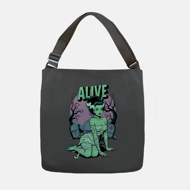 Horror Pinup-None-Adjustable Tote-Bag-P1yu5h