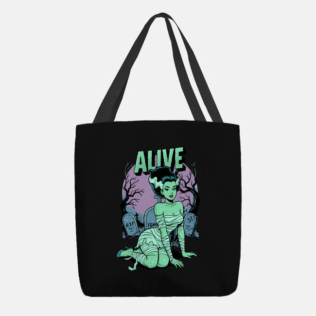 Horror Pinup-None-Basic Tote-Bag-P1yu5h