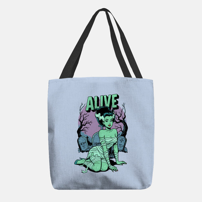 Horror Pinup-None-Basic Tote-Bag-P1yu5h
