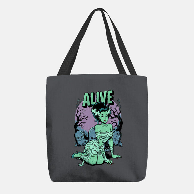 Horror Pinup-None-Basic Tote-Bag-P1yu5h