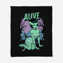 Horror Pinup-None-Fleece-Blanket-P1yu5h