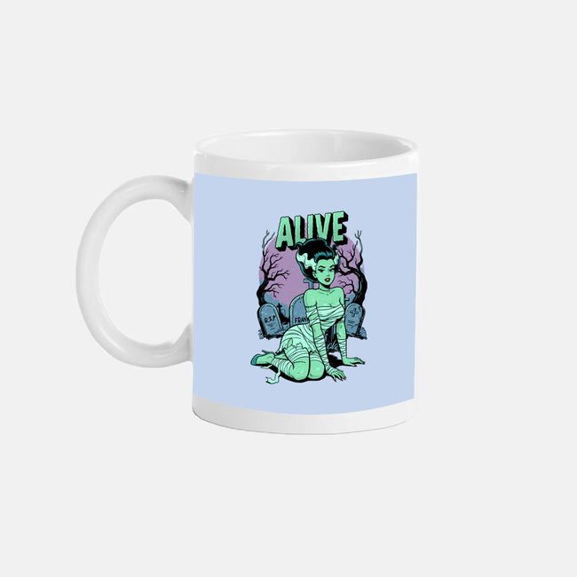 Horror Pinup-None-Mug-Drinkware-P1yu5h