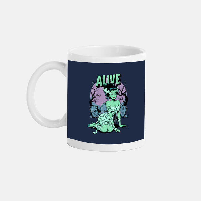 Horror Pinup-None-Mug-Drinkware-P1yu5h