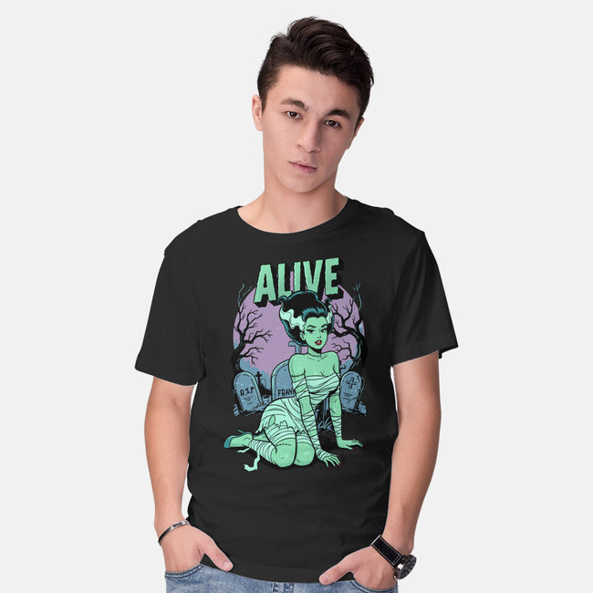 Horror Pinup-Mens-Basic-Tee-P1yu5h