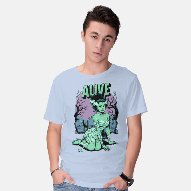 Horror Pinup-Mens-Basic-Tee-P1yu5h