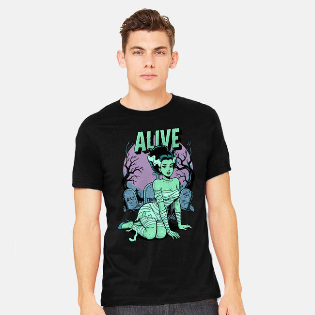 Horror Pinup-Mens-Heavyweight-Tee-P1yu5h
