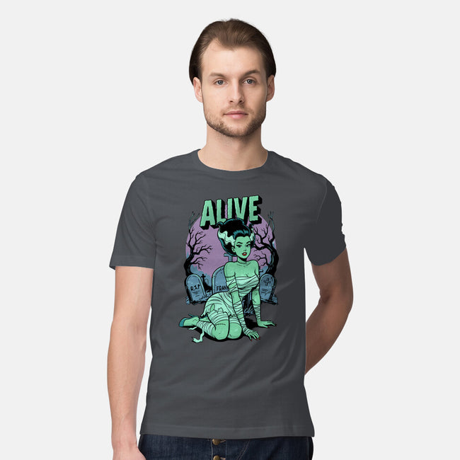 Horror Pinup-Mens-Premium-Tee-P1yu5h
