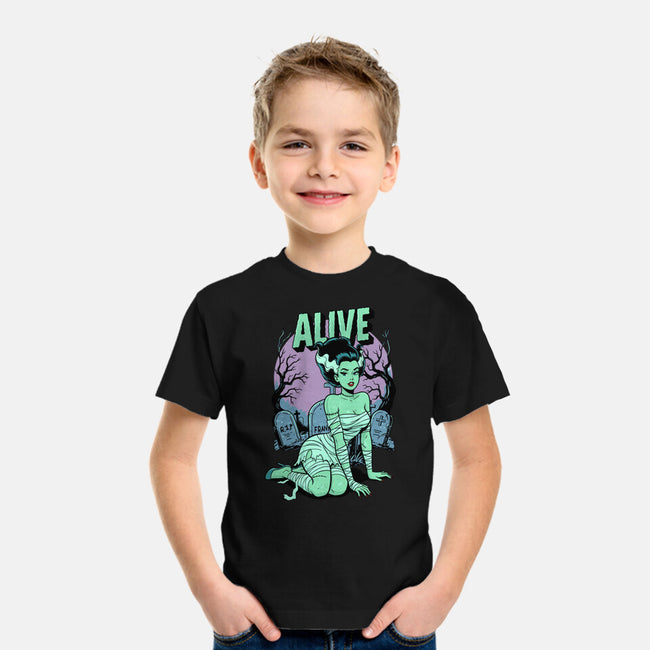 Horror Pinup-Youth-Basic-Tee-P1yu5h