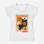 Cozy Nightmare-Womens-V-Neck-Tee-Oiyo