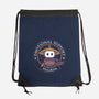 Emotional Support Pilgrim-None-Drawstring-Bag-rocketman_art