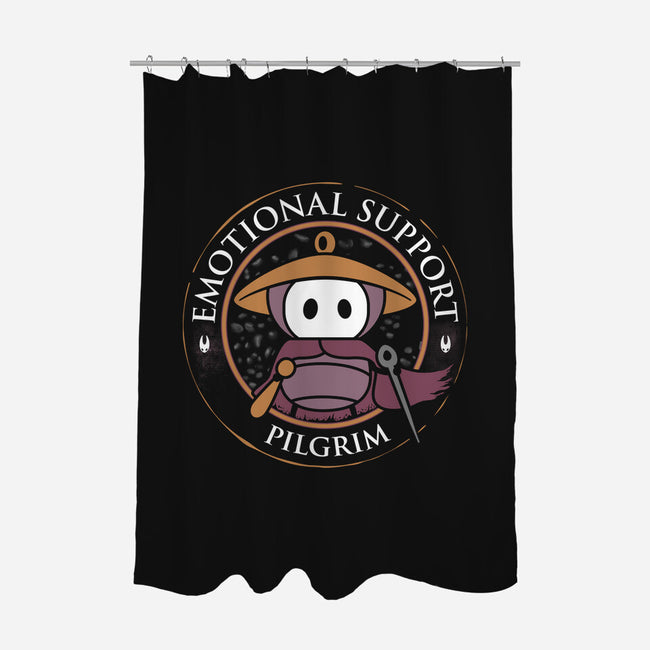 Emotional Support Pilgrim-None-Polyester-Shower Curtain-rocketman_art