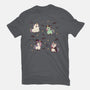 Halloween Unicorn Party-Womens-Fitted-Tee-Loobs