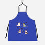 Halloween Unicorn Party-Unisex-Kitchen-Apron-Loobs