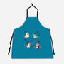Halloween Unicorn Party-Unisex-Kitchen-Apron-Loobs